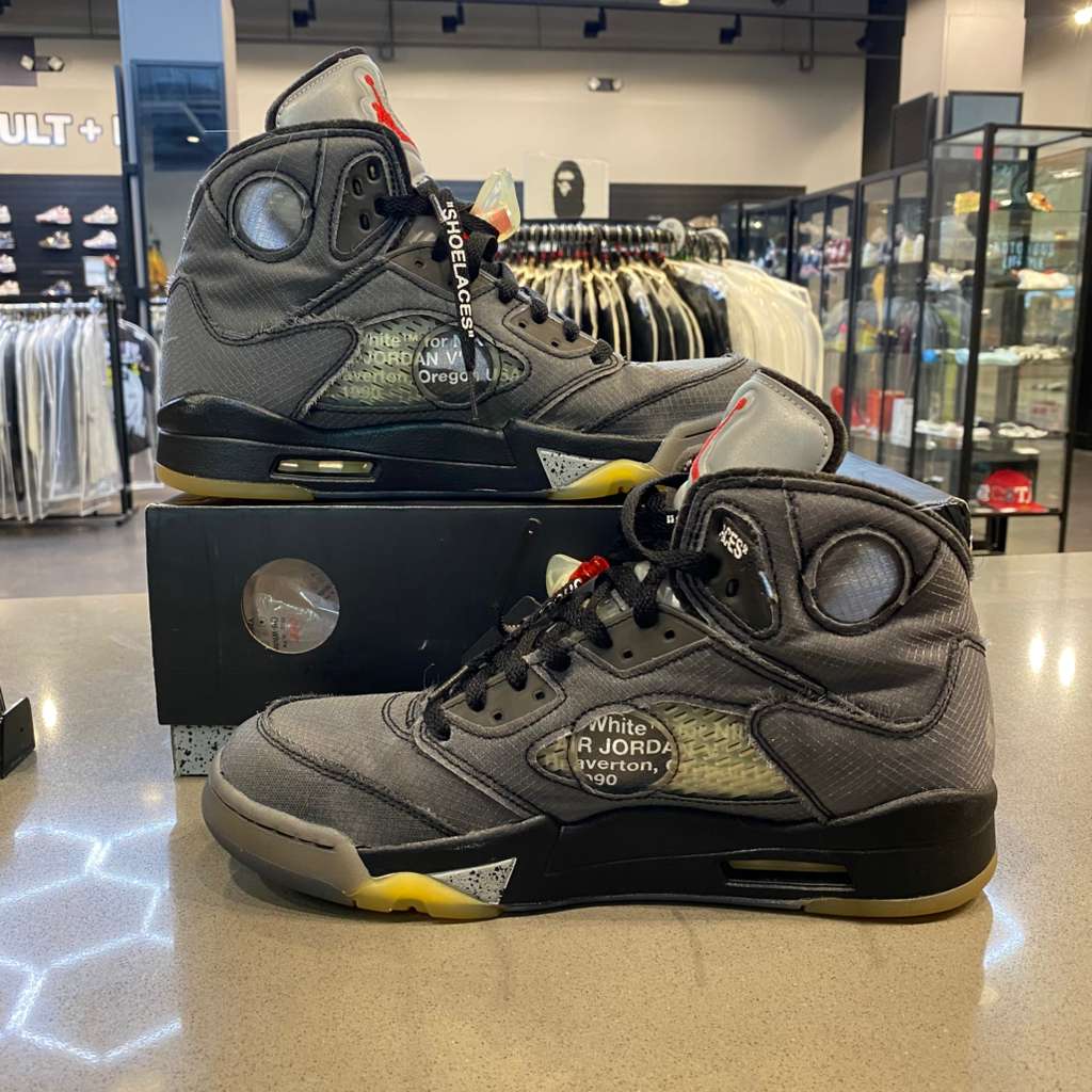 Jordan 5 Retro Off-White Muslin Size 9.5 CT8480-001 - Pre-Owned