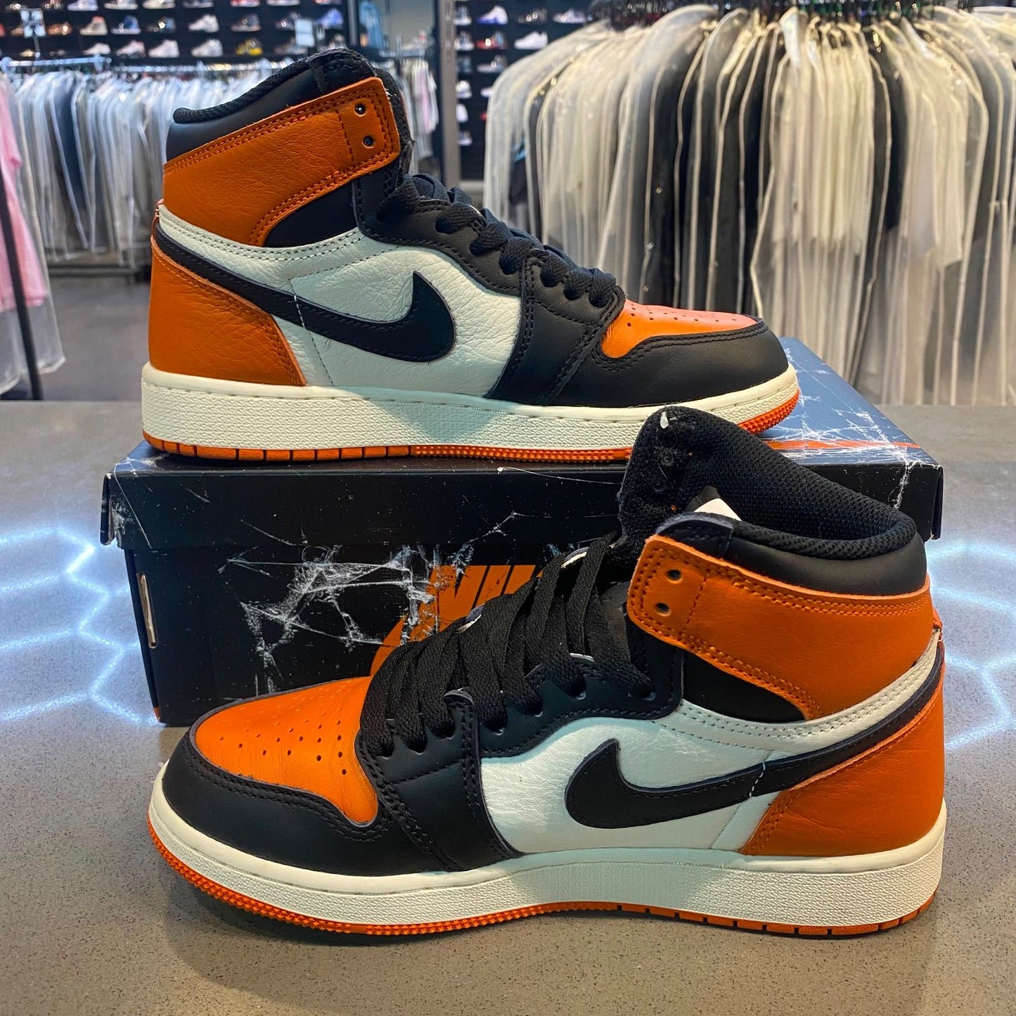 Jordan 1 Retro High OG Shattered Backboard (2025) (GS) Size 5.5Y FD1437-008 - Pre-Owned