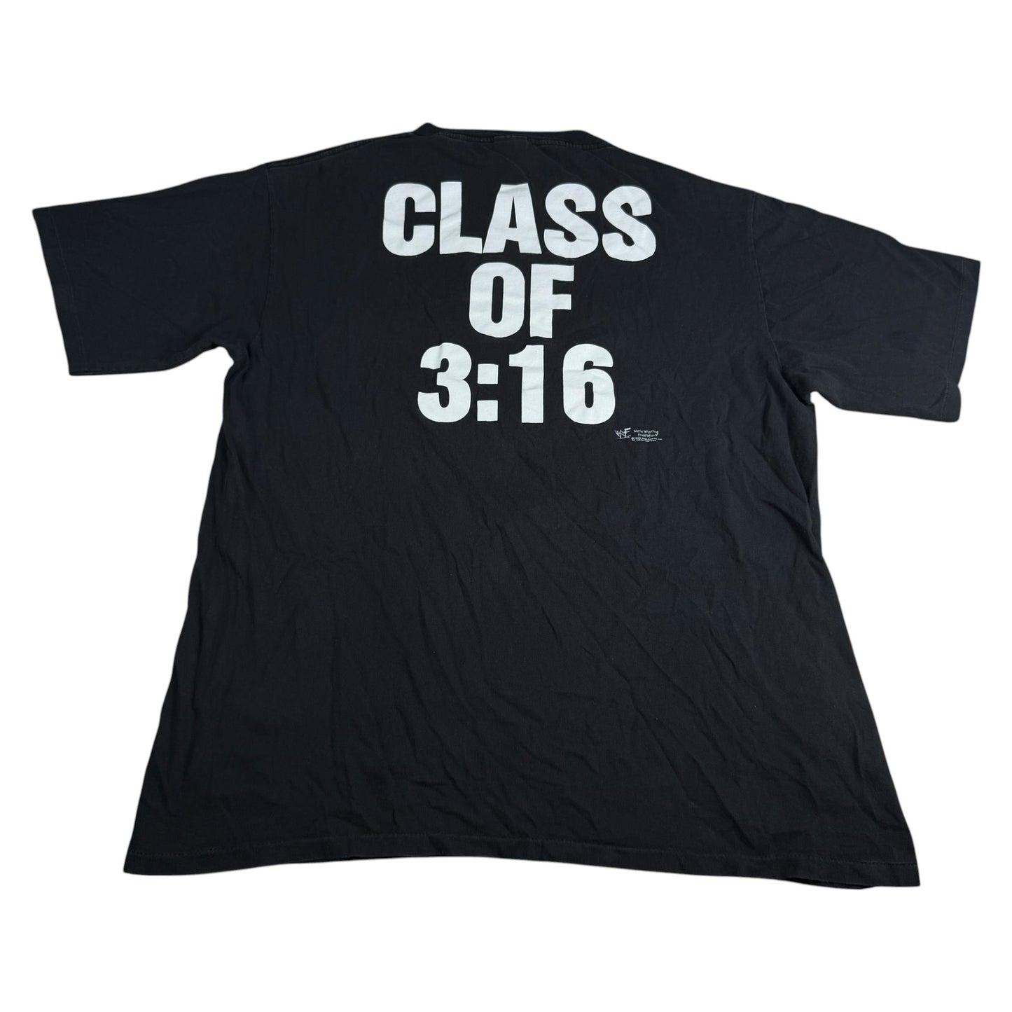 Vintage 1998 Stone Cold University Class of 3:16 Wrestling T-Shirt - Used/Worn