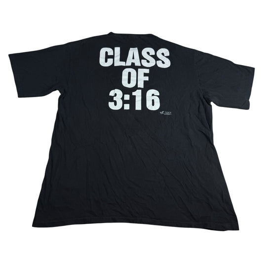 Vintage 1998 Stone Cold University Class of 3:16 Wrestling T-Shirt - Used/Worn