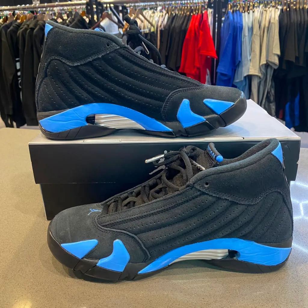 Jordan 14 Retro Black University Blue (2026) Size 8.5 487471-007 - Pre-Owned