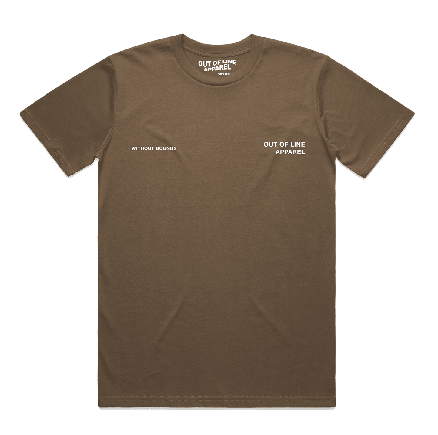 "Without Bounds" Walnut Tee