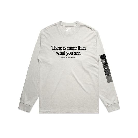 "There is More" V2 Faded Bone LS Tee