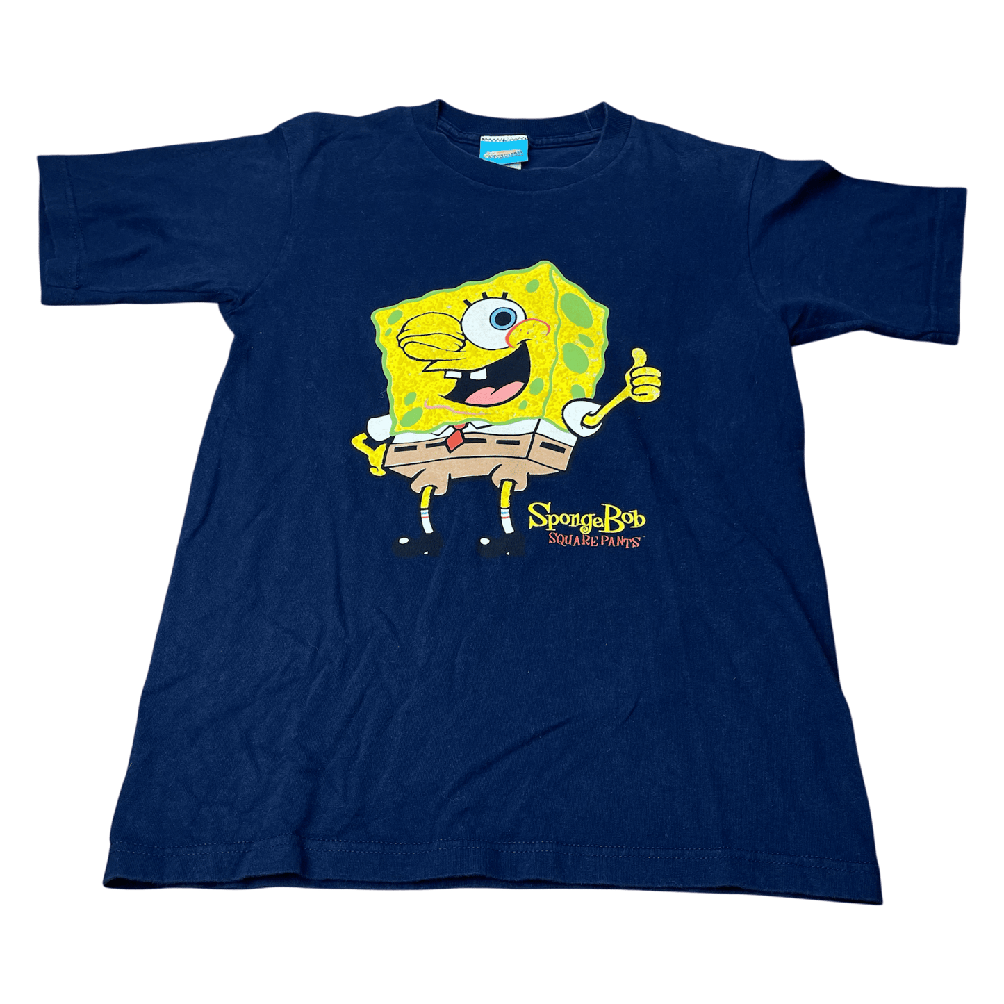Vintage 2002 SpongeBob Squarepants Thumbs Up T-Shirt - Used/Worn