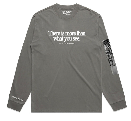 "There is More" Faded Grey LS Tee