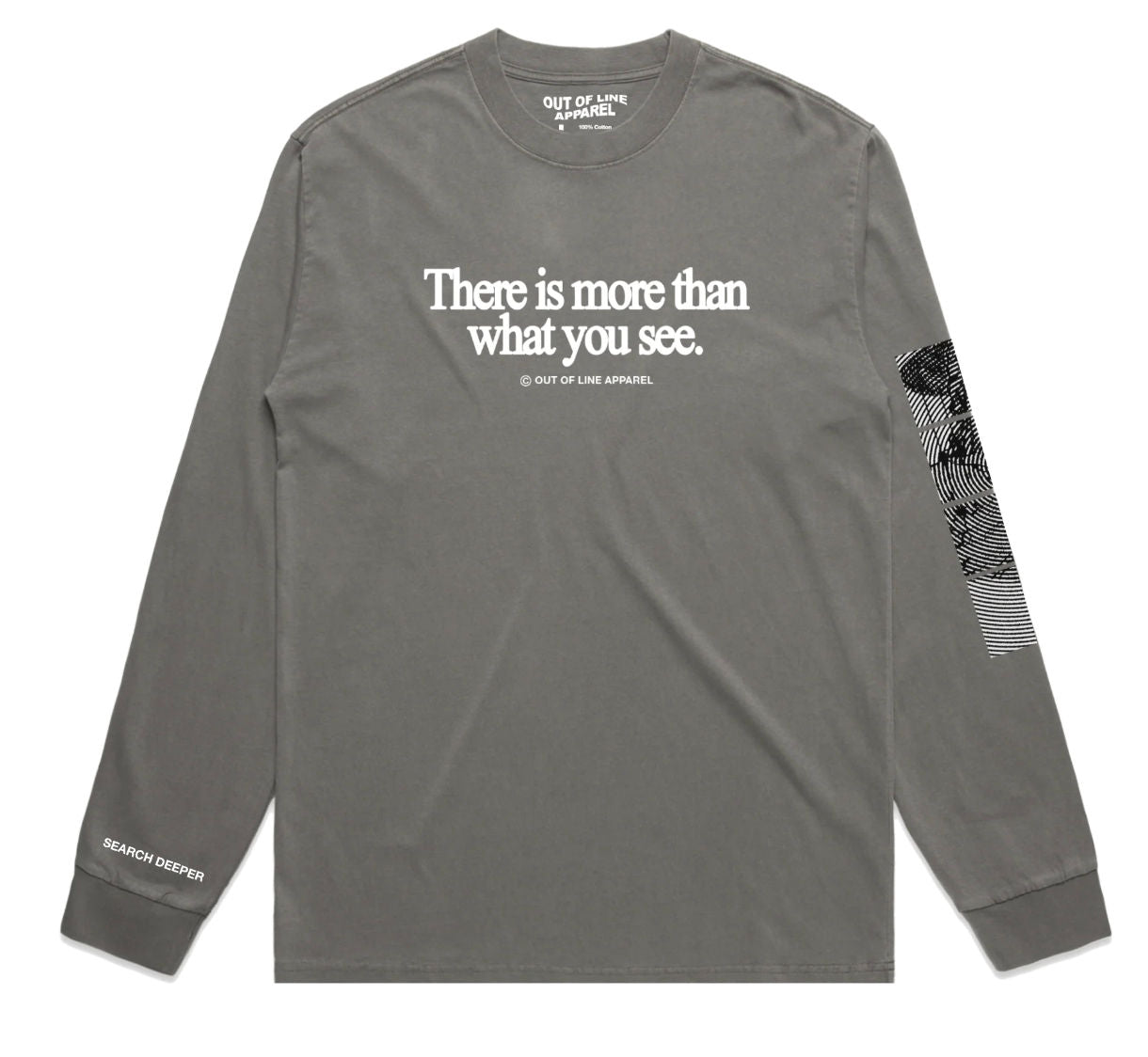 "There is More" Faded Grey LS Tee