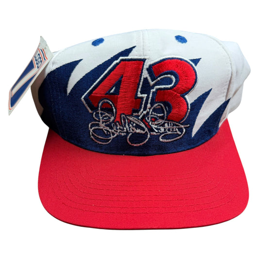NWT Vintage Richard Petty NASCAR Logo 7 Racing Shark Tooth Snapback Hat