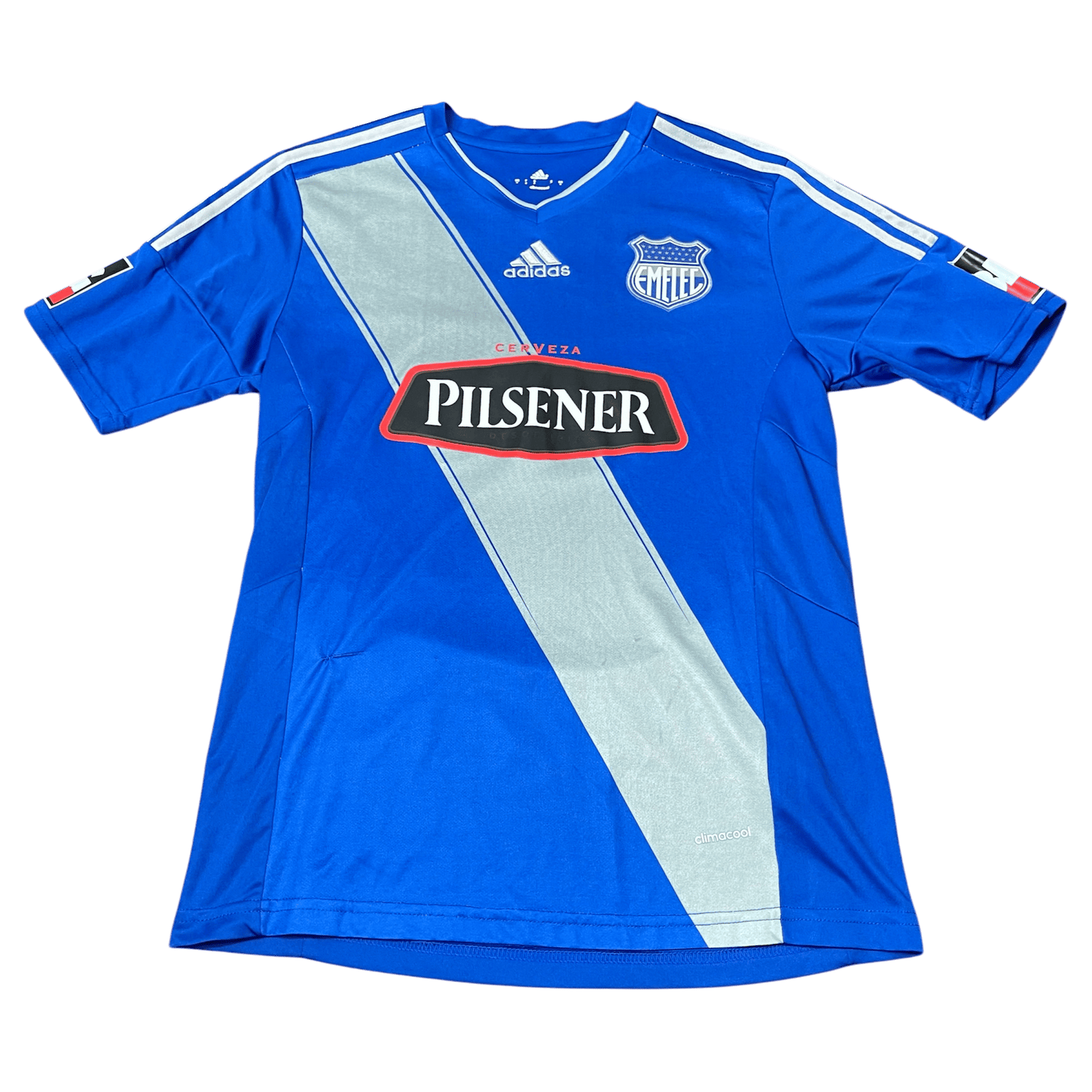 Adidas Emelec Liga Pro Pilsener 2017-18 Soccer Jersey - Used