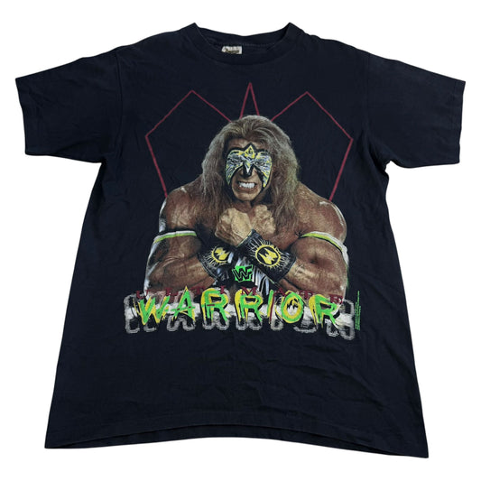 Vintage 1996 WWF Ultimate Warrior Wisdom Wrestling T-Shirt - Used/Worn