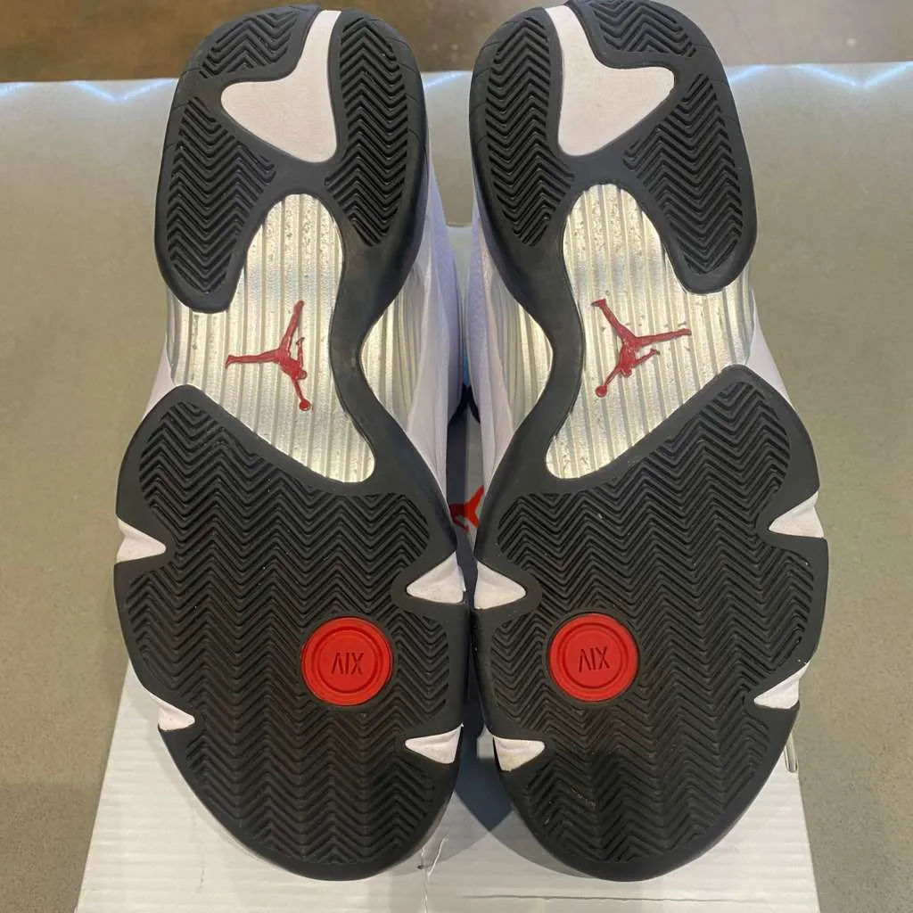 Jordan 14 Retro Black Toe (2024) Size 10.5 487471-160 - Pre-Owned