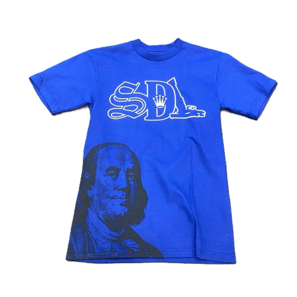 SDL G Crown Logo Benjamin Tee Blue/Black