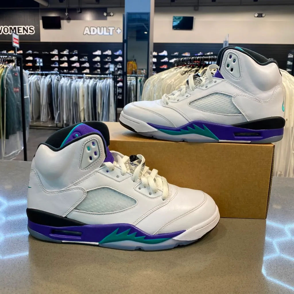 Jordan 5 Retro Grape (2025) Size 8.5 HQ7978-100 - Pre-Owned (Replacement Box)