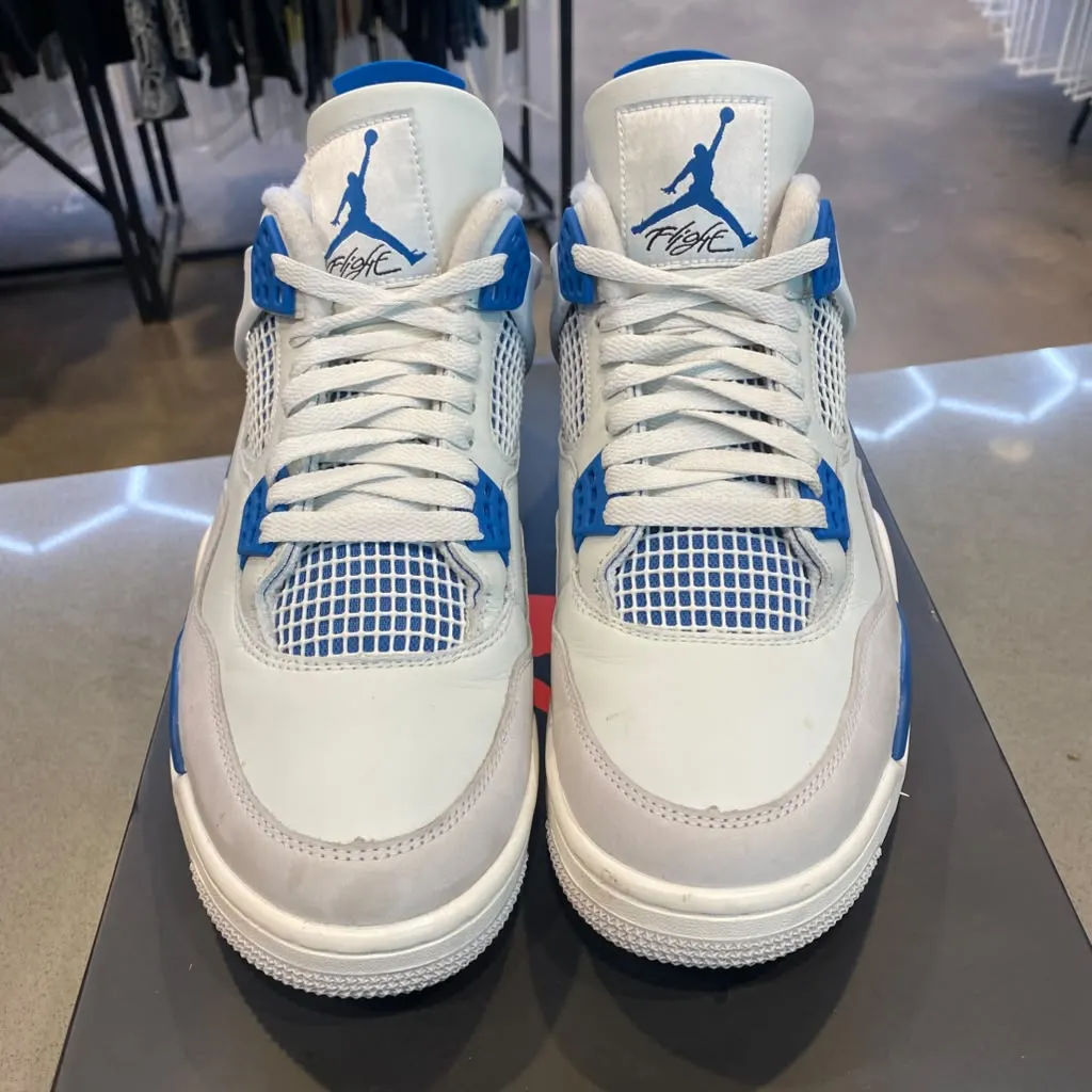 Jordan 4 Retro Military Blue (2024) Size 10.5 FV5029-141 - Pre-Owned