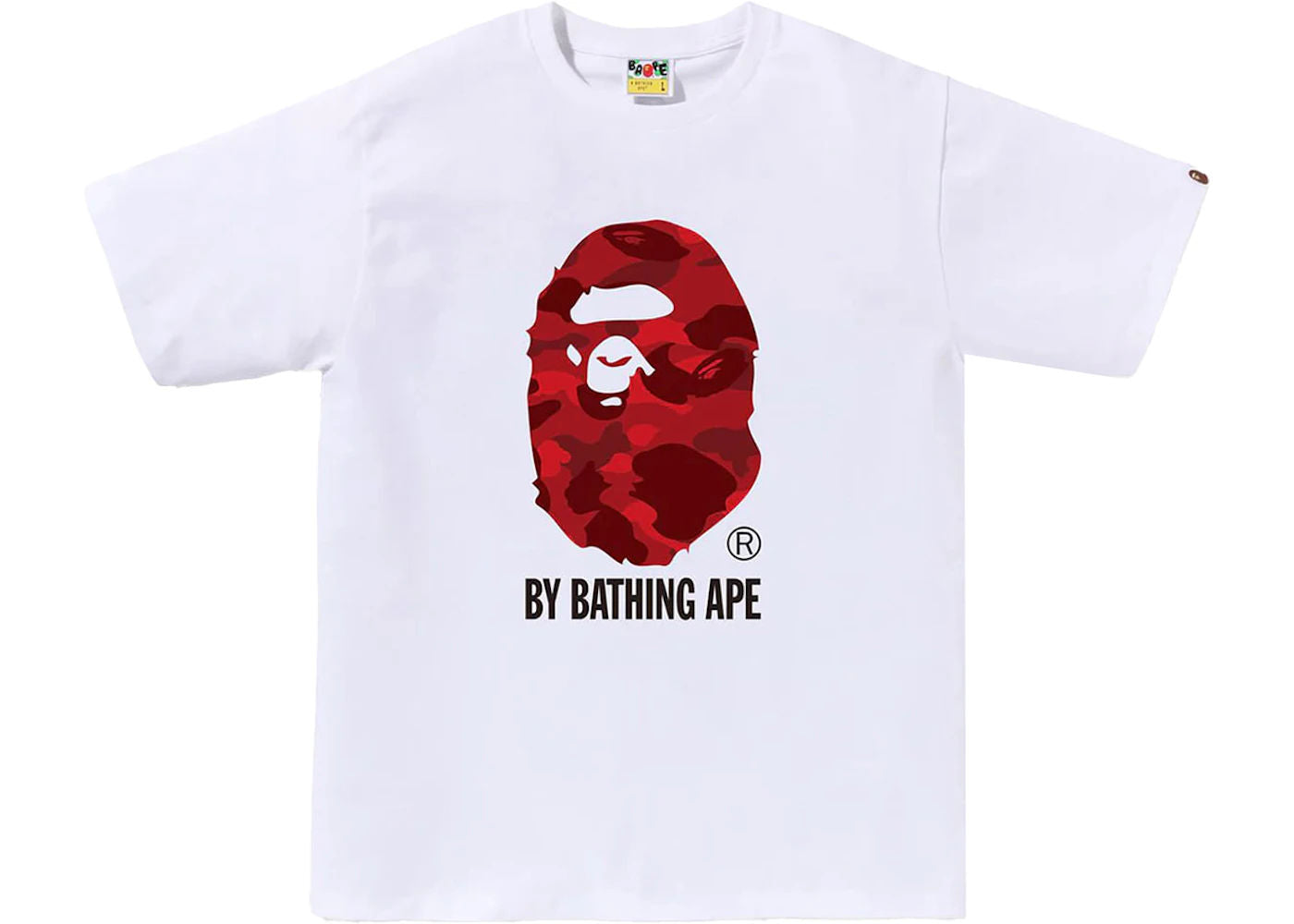 BAPE Color Camo By Bathing Ape Tee White/Red