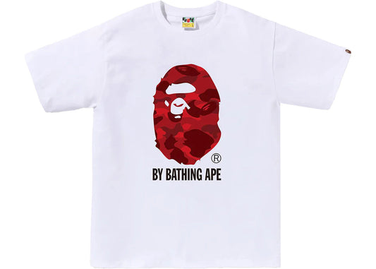 BAPE Color Camo By Bathing Ape Tee White/Red