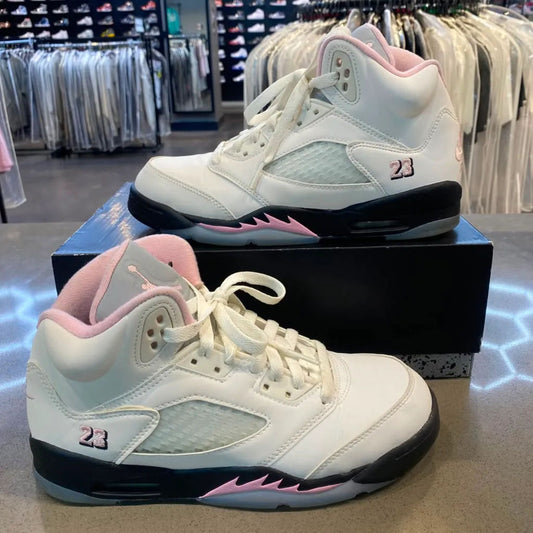Jordan 5 Retro Medium Soft Pink (GS) Size 5.5Y HQ7980-102 - Pre-Owned