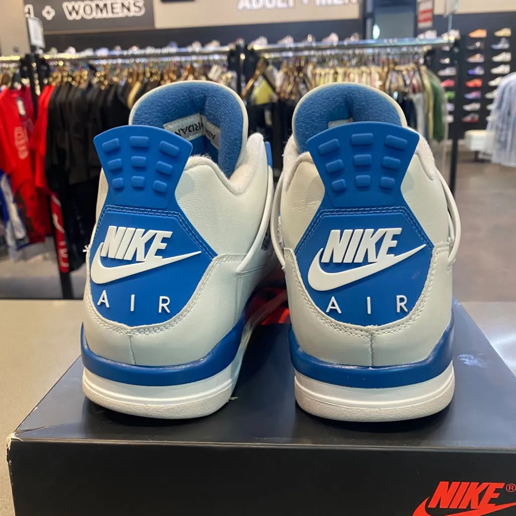 Jordan 4 Retro Military Blue (2024) Size 10.5 FV5029-141 - Pre-Owned