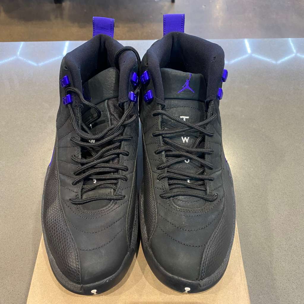 Jordan 12 Retro Black Dark Concord Size 9 CT8013-005 - Pre-Owned (Replacement Box)
