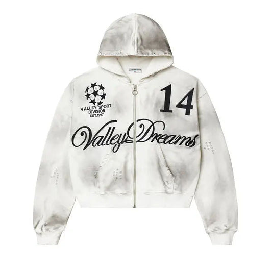Vale Forever Oreo 14 Zip Up Hoodie Dest/Smoke