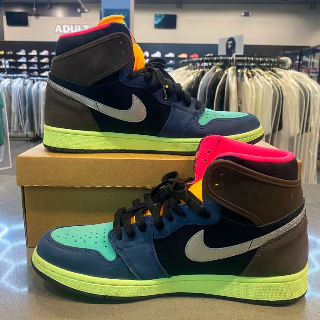 Jordan 1 Retro High Tokyo Bio Hack Size 10.5 555088-201 - Pre-Owned (Replacement Box)