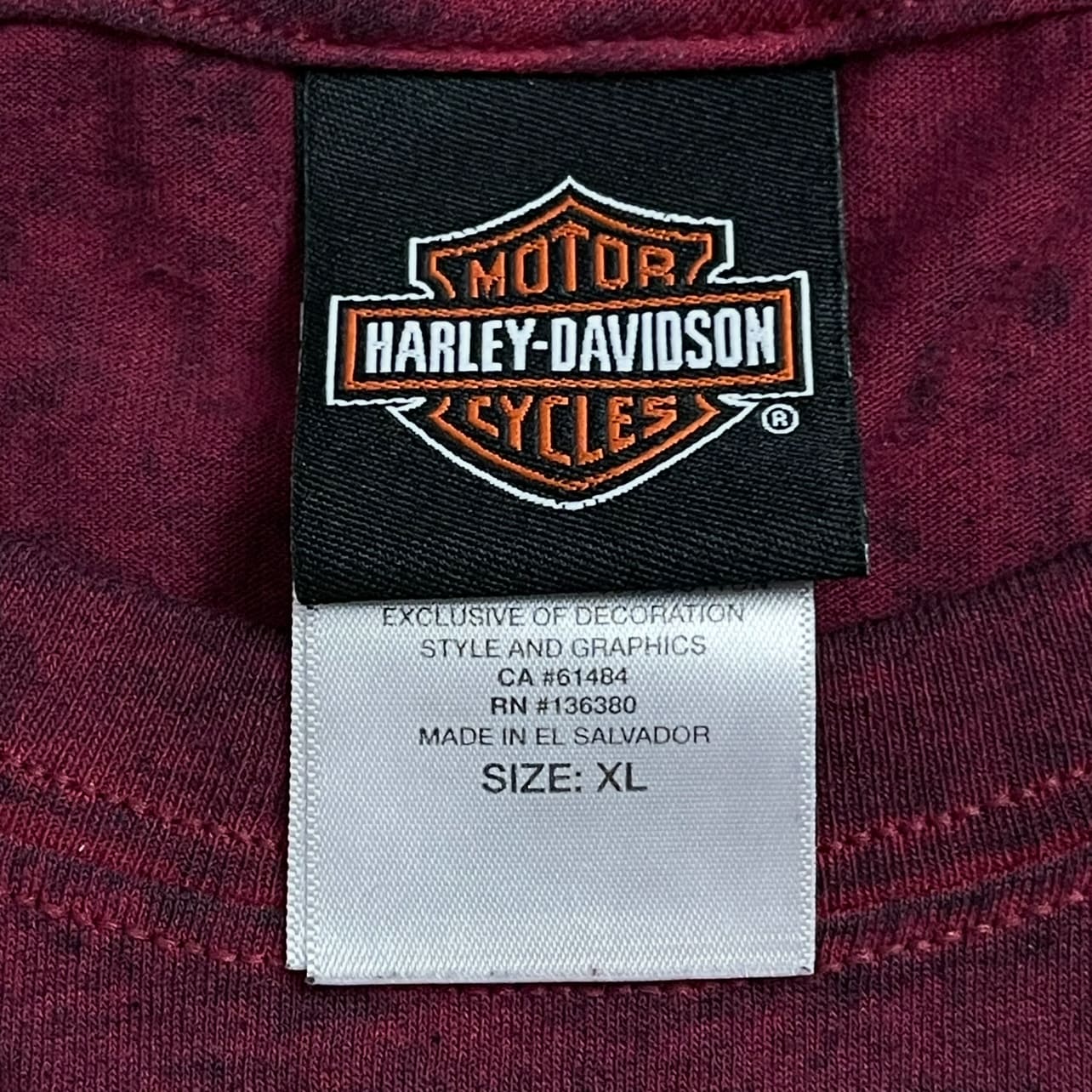 Y2K Harley-Davidson Motorcycles Biker Logo T-Shirt - Used