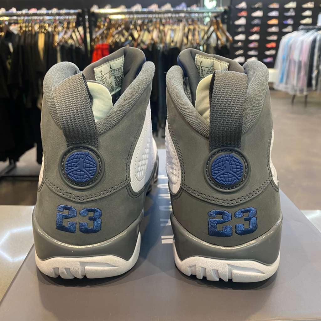 Jordan 9 Retro Flint Grey French Blue (2026) Size 9 HV4794-100 - Pre-Owned