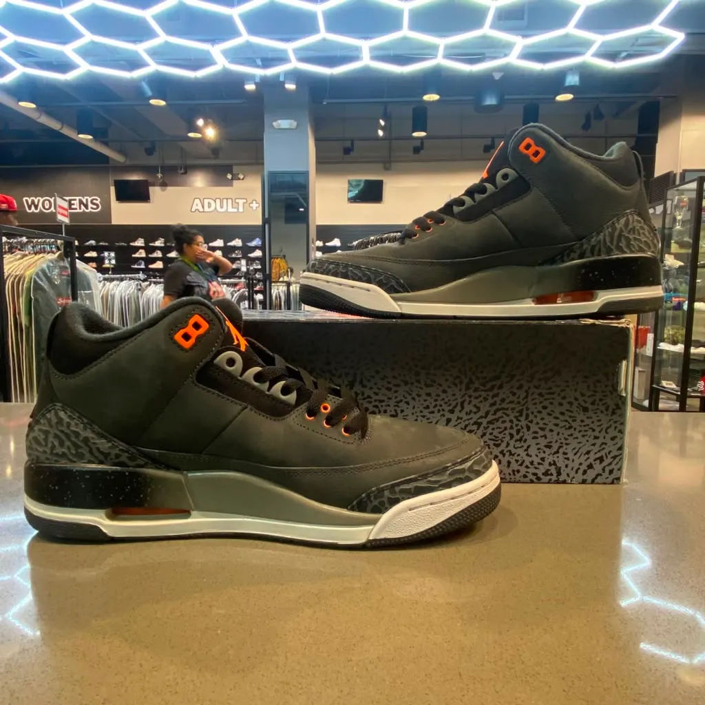 Jordan 3 Retro Fear Pack (2023) Size 9 CT8532-080 - Pre-Owned (Replacement Box)