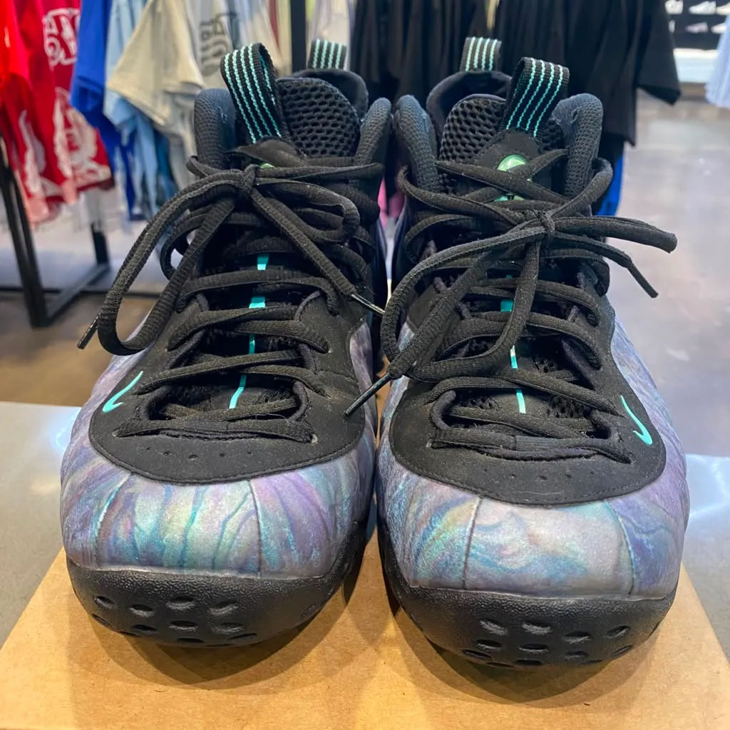 Nike Air Foamposite One Abalone Size 11.5 575420-009 - Pre-Owned (Replacement Box)