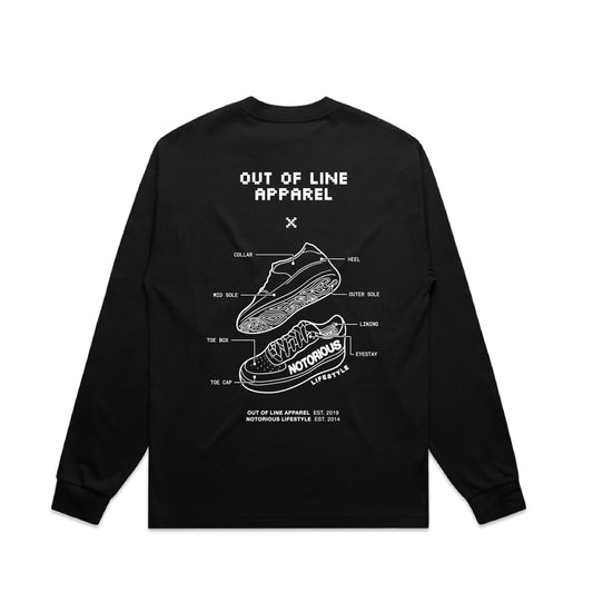 Notorious x OOLA 2025 Faded Black Long Sleeve