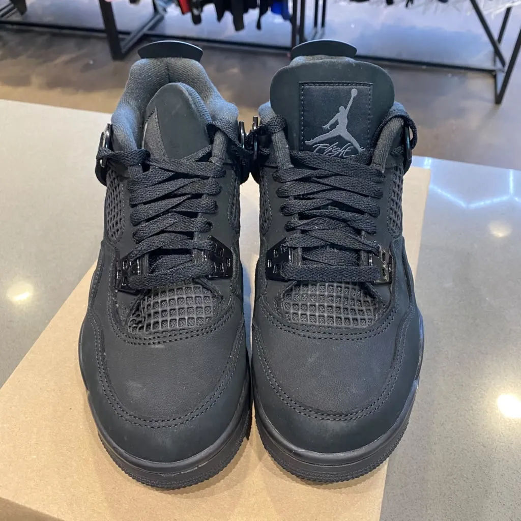 Jordan 4 Retro Black Cat (2025) (GS) Size 5.5Y IB4171-010 - Pre-Owned (Replacement Box)