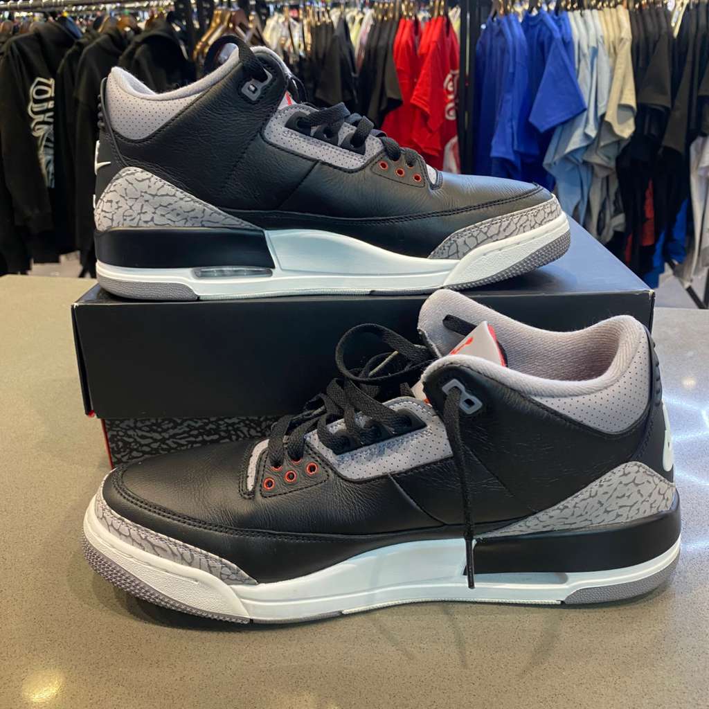 Jordan 3 Retro OG Black Cement (2024) Size 12 DN3707-010 - Pre-Owned