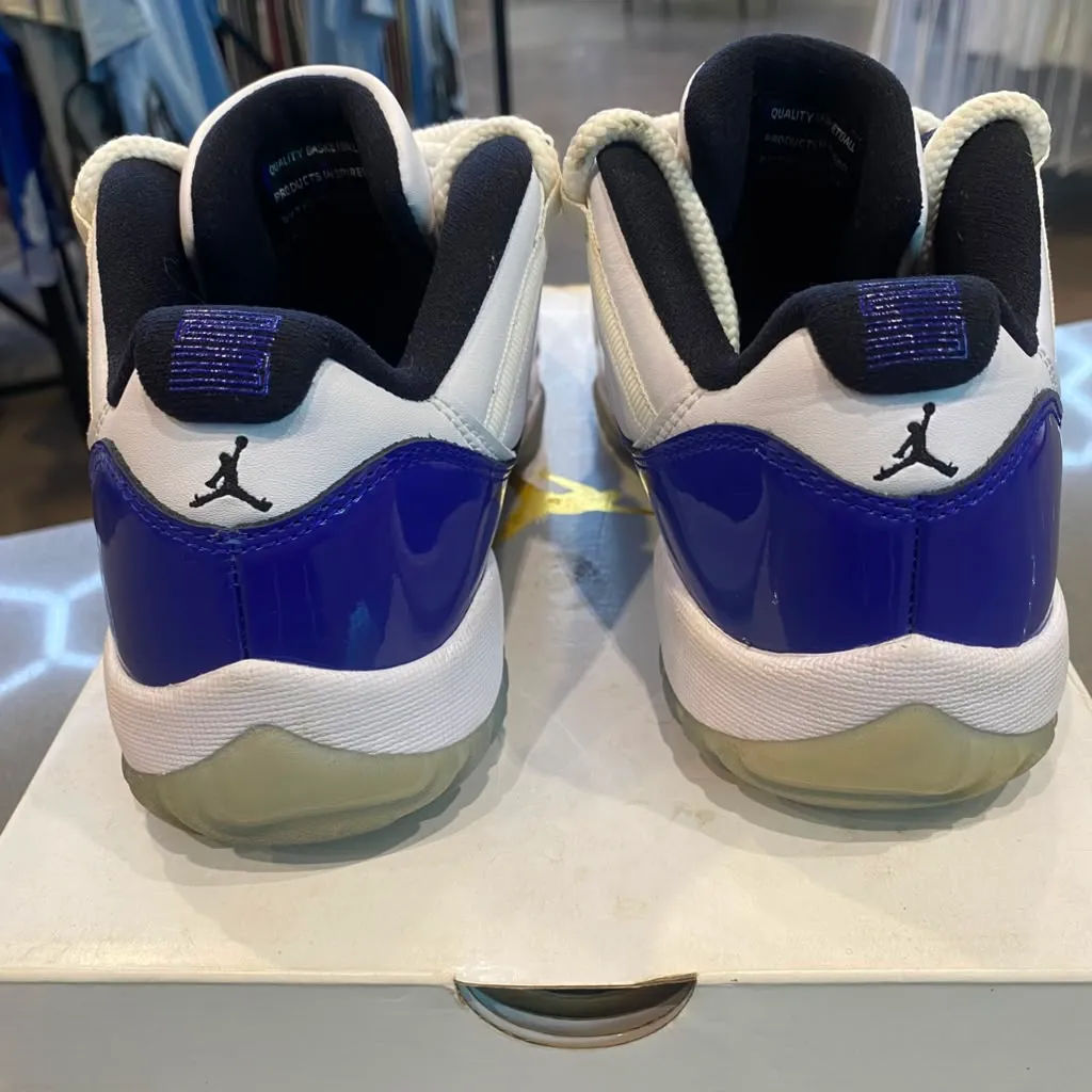 Jordan 11 Retro Low White Concord (Women's) Size 7.5W AH7860-100 - Pre-Owned