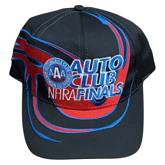 Vintage 2001 Auto Club NHRA Finals Snapback Hat - Used/Worn