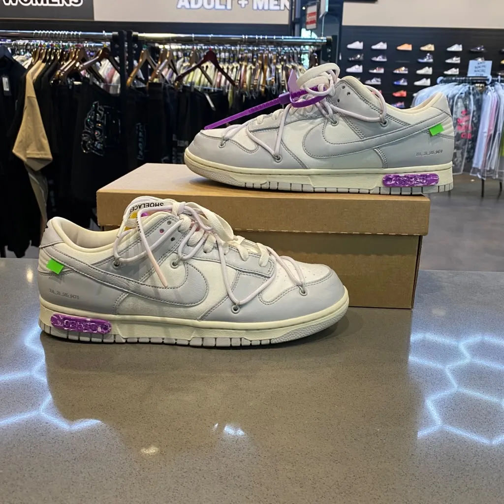 Nike Dunk Low Off-White Lot 3 Size 11.5 DM1602-118 - Pre-Owned (Replacement Box)