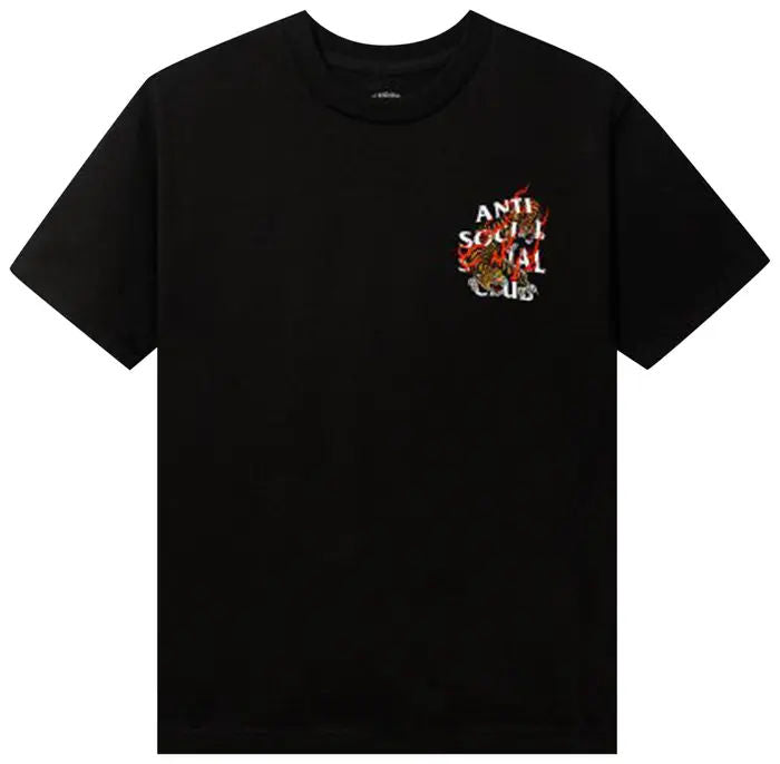 Anti Social Social Club Tiger Blood T-Shirt Black