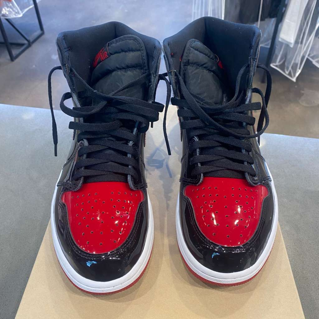 Jordan 1 Retro High OG Patent Bred - Pre-Owned (Replacement Box)