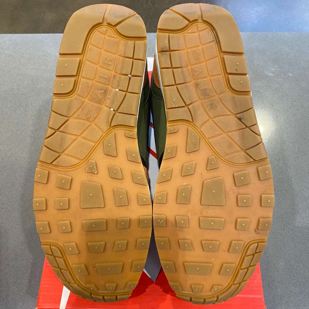 Nike Air Max 1 Olive Canvas Dark Russet - Pre-Owned