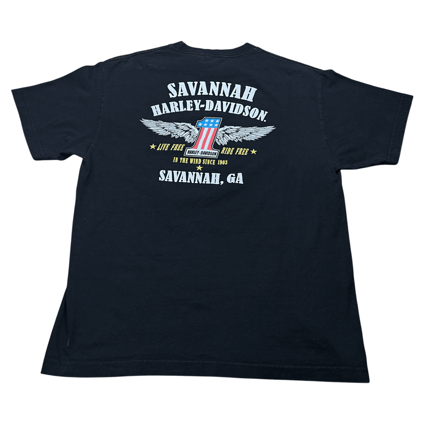 Vintage Harley-Davidson Savannah Georgia T-Shirt - Used/Worn