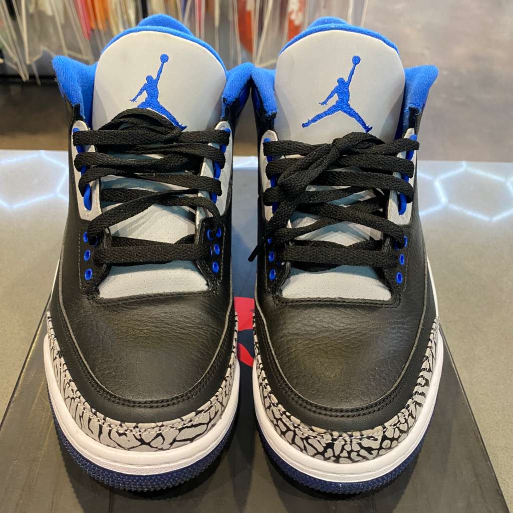 Jordan 3 Retro Sport Blue Size 8 136064-007 - Pre-Owned