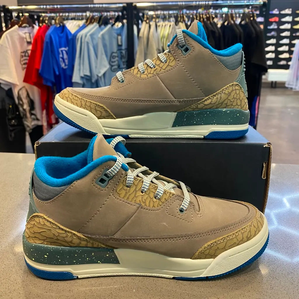 Jordan 3 Retro Olive Grey (PS) Size 2Y IB7064-001 - Pre-Owned