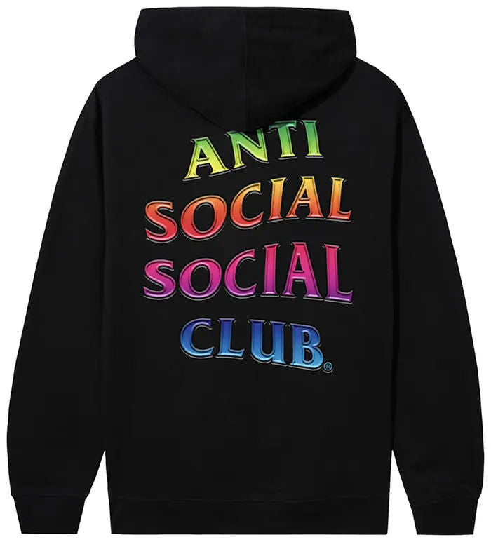 Anti Social Social Club Teleport Hoodie Black