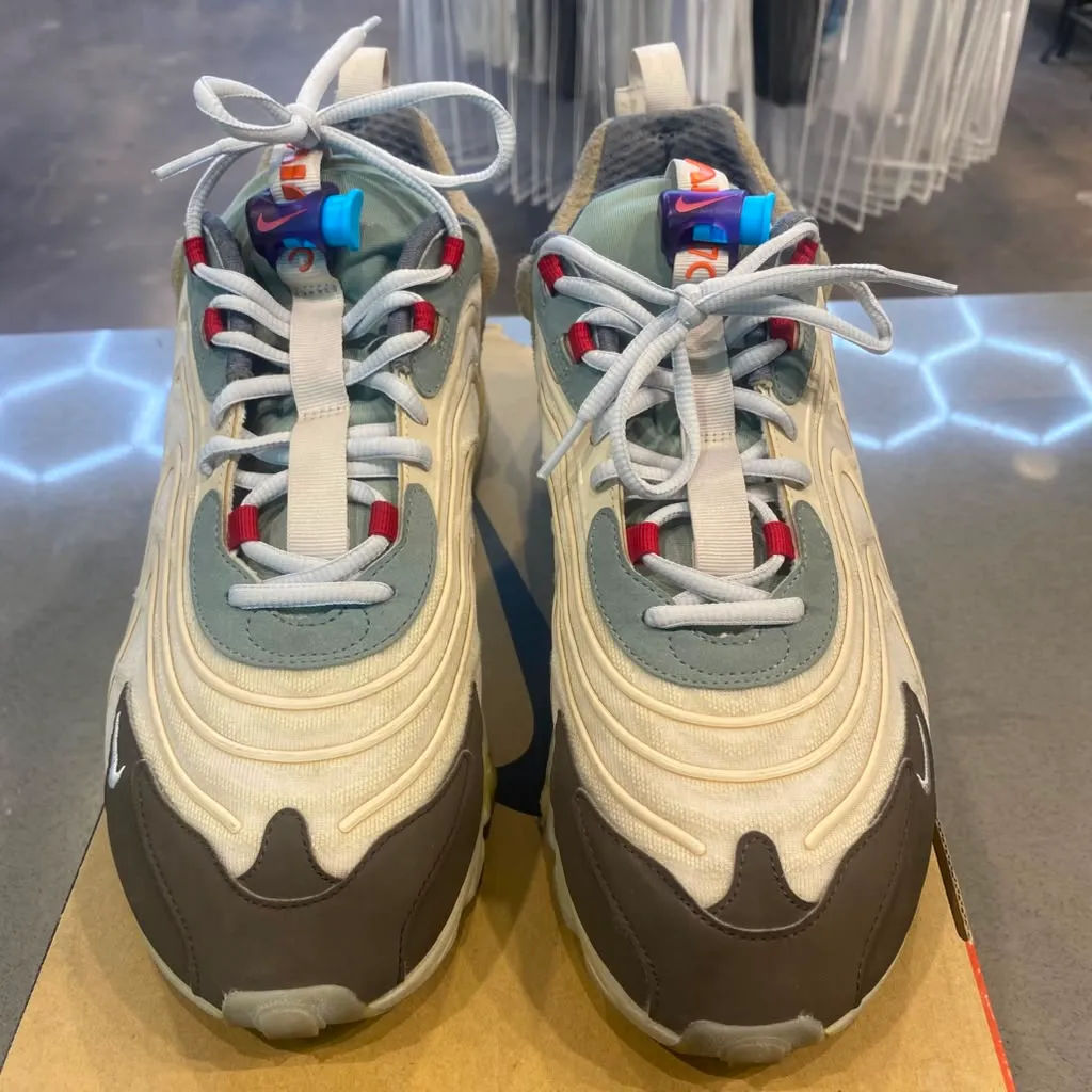 Nike Air Max 270 React ENG Travis Scott Cactus Trails Size 11 CT2864-200 - Pre-Owned