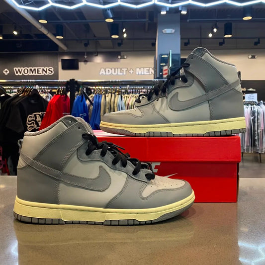 Nike Dunk High Grey Sail (Women's) Size 9W DD1869-001 - Pre-Owned