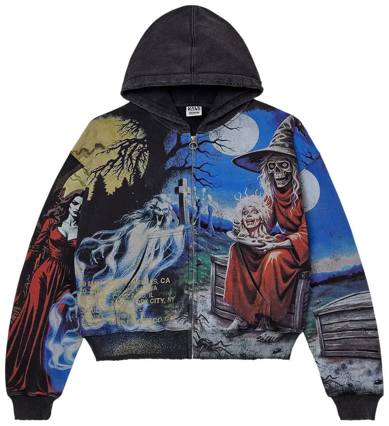 Vale Forever Ether Zip Up Black