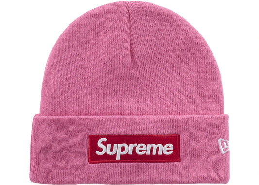 Supreme New Era Box Logo Beanie (FW25) Magenta