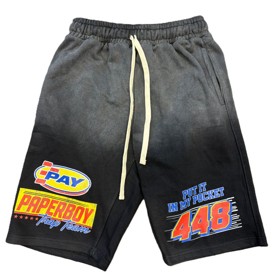 Paper Boy Raceblock Shorts Black