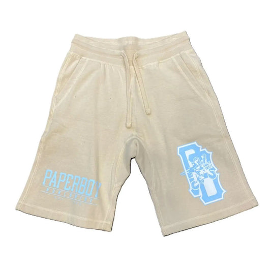 Paperboy Classic Shorts Cream/Baby Blue