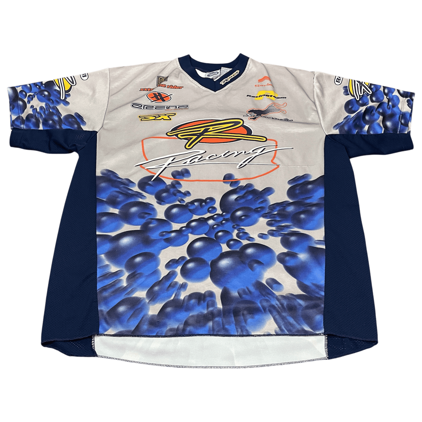 Vintage Athletic Works Abstract Racing BMX Jersey - Used