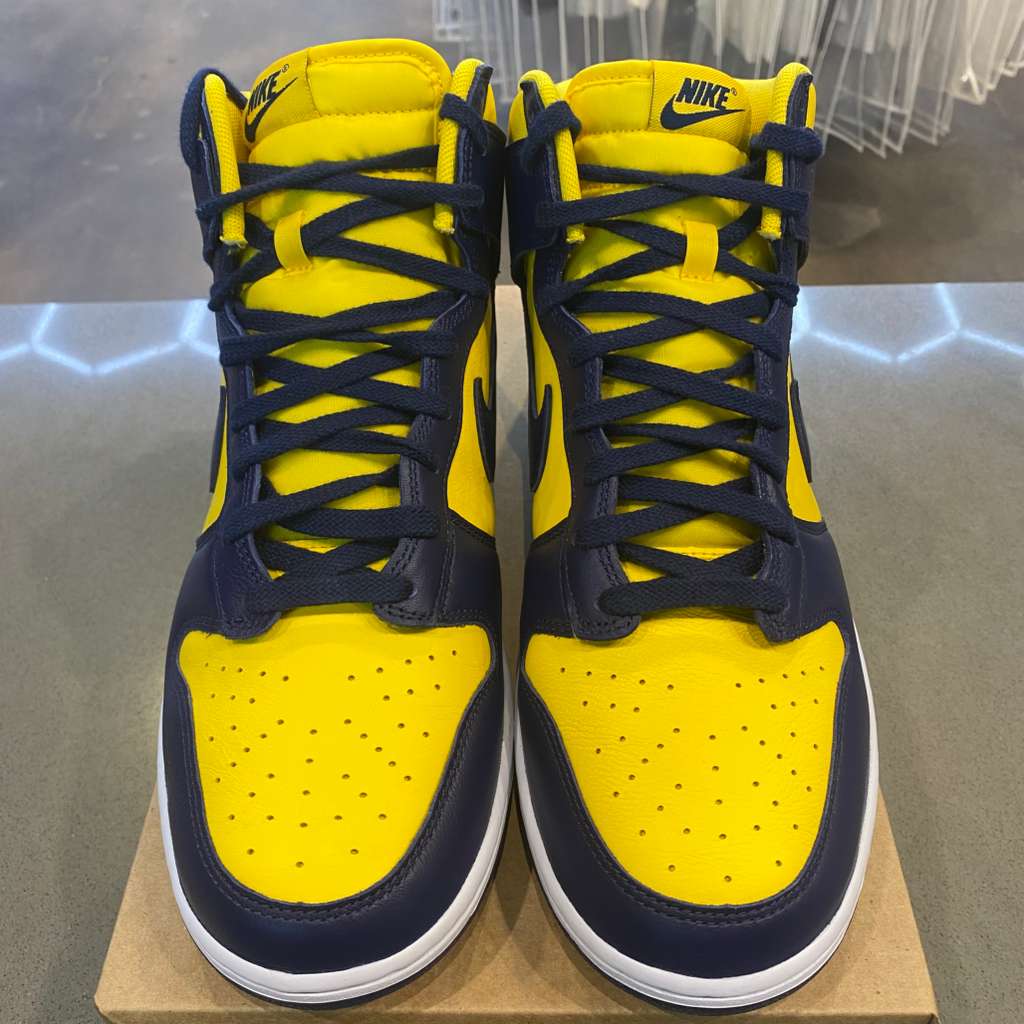 Nike Dunk High Michigan (2025) Size 12 HF3143-700 - Pre-Owned (Replacement Box)