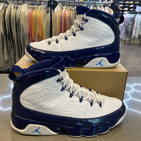 Jordan 9 Retro Pearl Blue Size 12 302370-145 - Pre-Owned (Replacement Box)